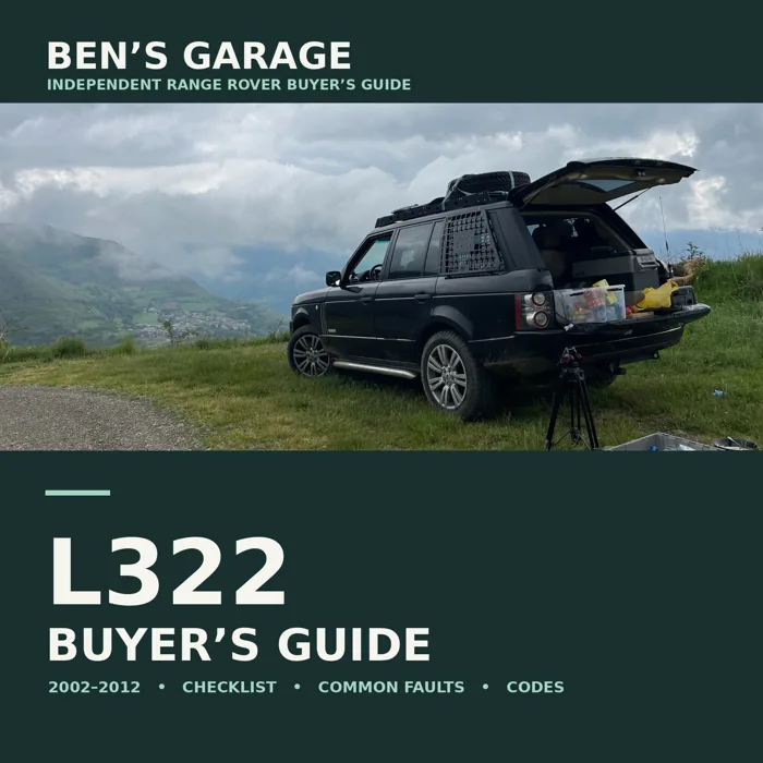 Cover of the Range Rover L322 buyer's guide